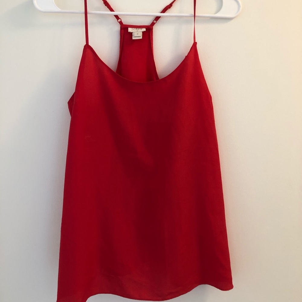 Jcrew red camisole